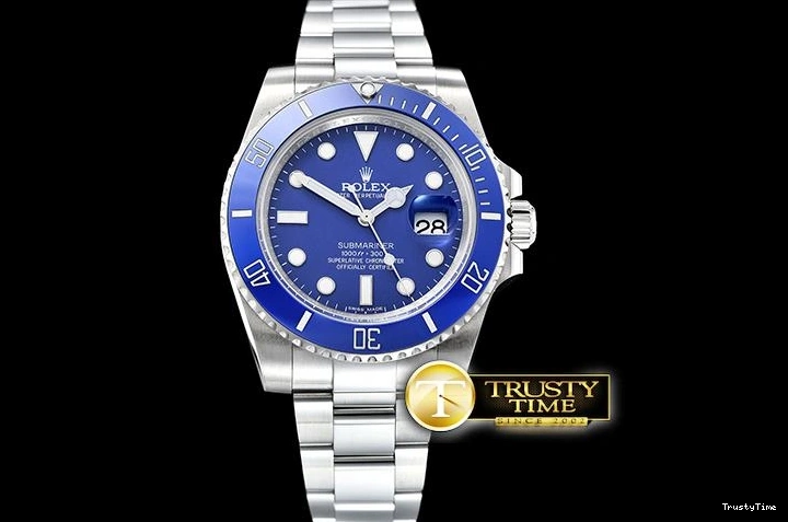 0406 HighQuality ROLSUB0257 – Submariner 116619LN SS SS Blue JF Asia 1031